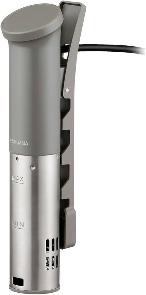 Amazon.co.jp: アイリスオーヤマ 低温調理器 挟みやすいクリップ式