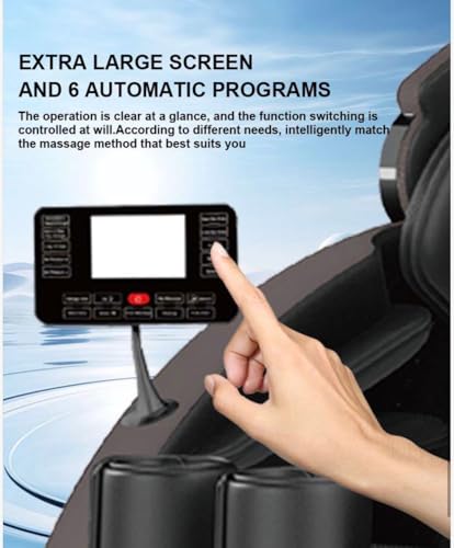 Image of SOBO RelaxLuxe Full Body Massage Chair Zero Gravity Shiatsu, Air Compression, Heat Therapy, Bluetooth, Touchscreen Control - Ultimate Relaxation for Home & Office 5 Year Warranty