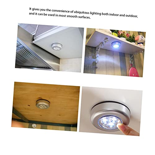 Osaladi 6Pcs Motion Closet Light Wireless Closet Light Battery Operated Stair Lights Wall Cabinet Night Light Stick On Led Lights Tail Light Pat Light Counter Lamp Stick-On Click Led Light #TOP6