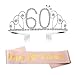 Produktbild GuKKK Geburtstags-Krone 60. Geburtstags Kristall Tiara Krone Birthday Geburtstag Schärpe Prinzessin Haar-Zusätze Haarreif Tiara Stirnband Mädchen Party Deko Accessoires Geschenk