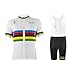 Produktbild UGLY FROG Fahrradbekleidungt Frühling Herren Set Gemütlich Anzüge Warm halten Kurzarm-Radsport-Trikot+Kurze Lätzchen Dicht with Gel Pad Breathable Classic