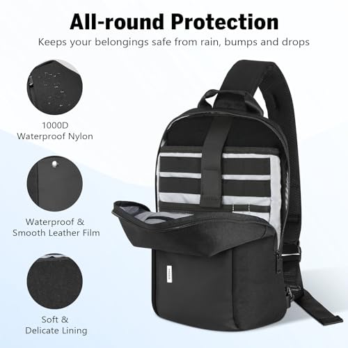 MoKo 9-11 Inch Sling Bag Backpack