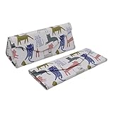REAL SIC Adorable Animal Glasses Case - Magnetic Folding Leather Feel Hard Case for All Glasses (Ind