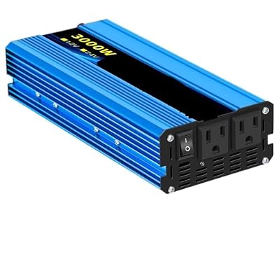 Socket 12V to AC 110V 60HZ Pure Sine Wave Inverter Car Power 1600W/3000W Voltage Portable Converter(3000W 12V)