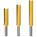 Produktbild 8mm Schaft Gerades Fräser Schneidmesser 3 Stück Fräser Nutfräser Holzfräser Bit Set 8 * 1/2 * 50, 8 * 1/2 * 63, 8 * 1/2 * 76