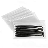 100 Pack Soft Plastic Baits Bags | Heavy-Duty Clear Lock Zipper Packaging Bags - Leakproof Double-Sealed Zipper Storage for Soft Plastic Lures & Fishing Gear | Multiple Sizes (8.8"x5.5")