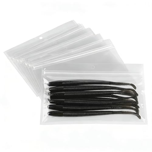 100 Pack Soft Plastic Baits Bags 8.8