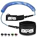 BPS 10' Coiled SUP Leash - Dark Blue
