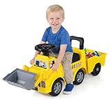 Expérience de Conduite Attrayante — Le volant de la pelleteuse intègre des boutons multifonctions. En appuyant simplement sur un bouton, des sons réalistes de klaxon, de démarrage de moteur et de musique sont activés, améliorant l'authenticité et l'immersion dans le jeu.