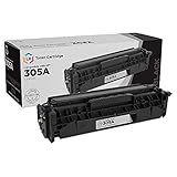 LD © Compatible Replacement for HP 305A / CE410A Black Toner Cartridge for HP LaserJet Pro 300 Color MFP M375nw, 400 Color M451dn, M451dw, M451nw, M475dn, & M475dw