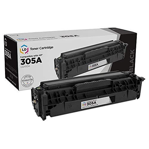 LD Remanufactured Toner Cartridge Replacement for HP 305A CE410A (Black)
