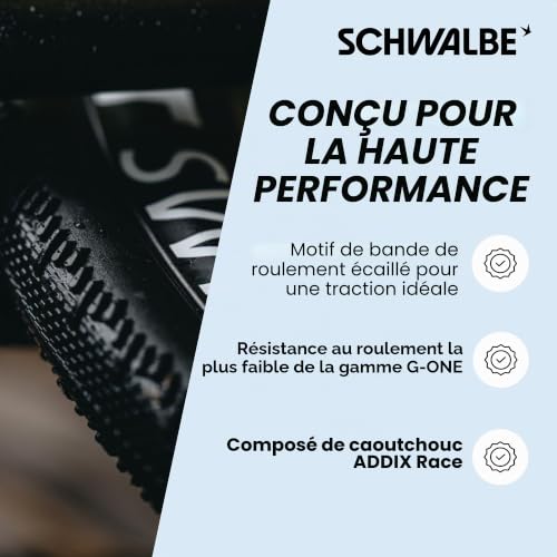 Schwalbe G-One RS Pro Addix Race Tubeless 700 X 40 Gravel Tyre 700 x 40 – vue 4