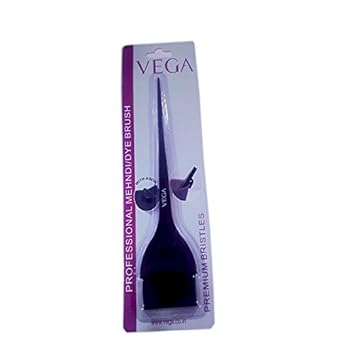 Vega Professional Mehndi and Hair Dye Brush with Hook (Black)