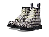Dr. Martens Kid's Collection 1460 Lace Up Fashion Boot (Little Kid/Big Kid) - Boots for Kids - Rubber Outsole Heart Overlay Patent Lamper 3 UK (US 4 Big Kid) M