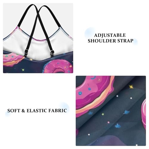 Rose Red Donuts Girls One Piece Swimsuit Beach Swimwear 208493343