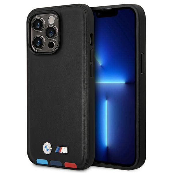 BMW BMHMP14L22PTDK Coque de protection pour iPhone 14 Pro 6,1" Noir/noir