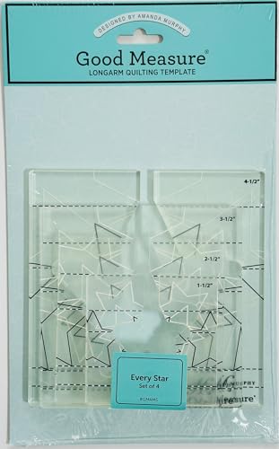 Good Measure Every Star 4 pc Quilting Template
