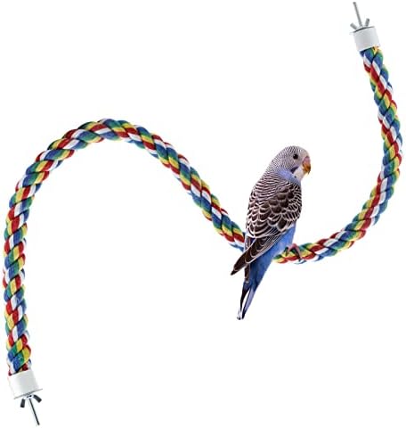 Perchas para Pajaros Cuerda de Loro 80cm Percas para Agapornis/Pe...