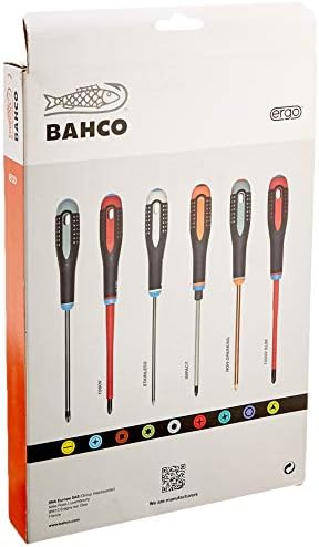 Best Price Square 7-PC INSULATED SCREWDRIVER SET SL/PZ BE-9888S By BAHCO