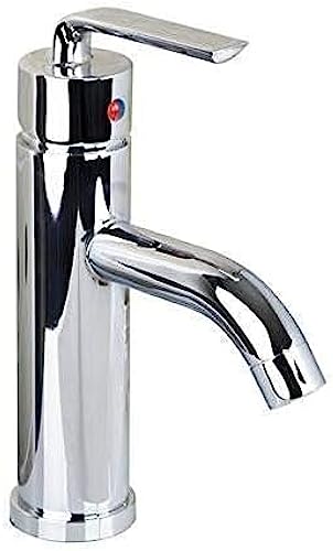 Cascade mitigeur en laiton chromé pour un lavabo design