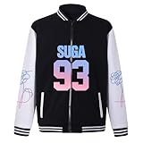 Dolpind Men Jacket Bomber Jacket Lightweight Varsity Baseball Jacket Casual Letterman Coat