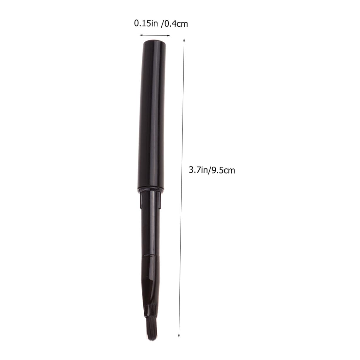 FOMIYES 30Pcs Mini Lip Brush Black Cosmetic Brush for Effortless Lip Coloring and Makeup Application