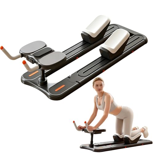 Attrezzo per Allenare Colonna Vertebrale,Attrezzatura per Il Fitness Domestico con LCD Digitale di Allenamento,Attrezzatura da Palestra per Allenamento in Vita,Tonificazione e Stretching Delle Gambe