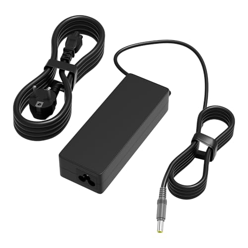 SLRIOYS 90W 65W Cargador Compatible con Lenovo ThinkPad Edge 15 14 13 T530 T430 T420 T400 T510 T520 T500 T60 T61 X60 x220 x230 x200 X61 S230u L420 L430 E430 E520 R500 Z61 Z60 B590 T X S E L Z V Laptop