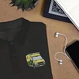 Azeeda 'UK Ambulance' Adult Polo Shirt/T-Shirt (XL, Black) (PL00203085) - Image 2