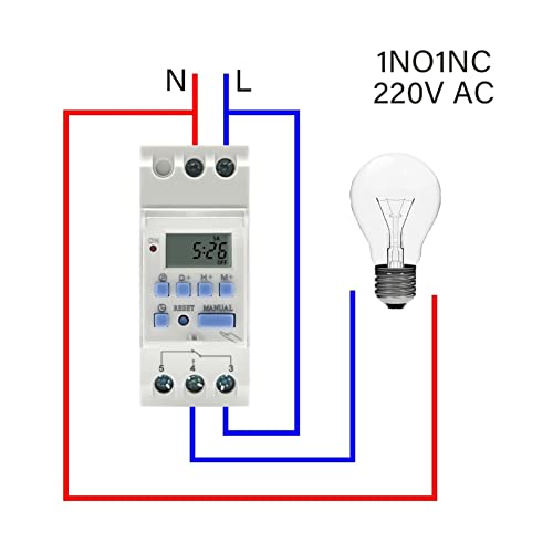 Interrupteur de temps rail 2 fils pour stopper le gaspillage 220V - 3