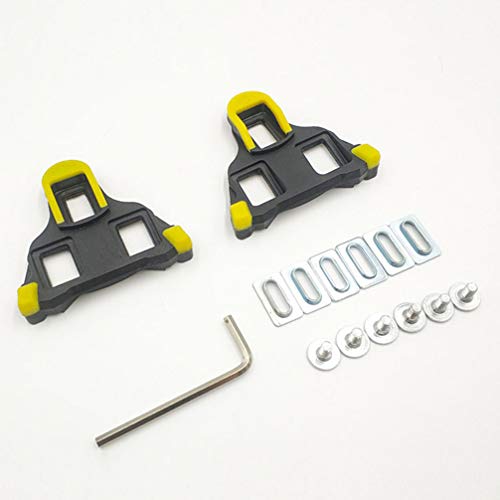 BESPORTBLE, sapato de bicicleta, tala, trava de estrada, 6 graus, flutuador de bicicleta, acessório