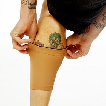 Tat2X Tattoo Cover Up Sleeve - Calf - Black - XL/2X - 1 Sleeve