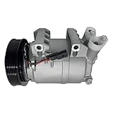 RYC New AC Compressor and A/C Clutch IH490-01 (Fits Nissan Rogue 2.5L 2008, 2009, 2010, 2011, 2012,...