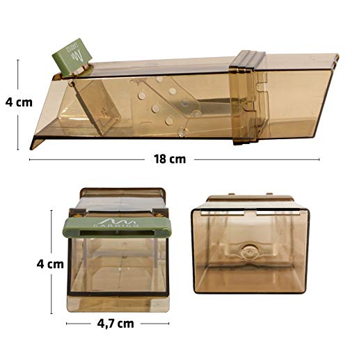 Mausefalle Gardigo lebend 3er Set für tierfreundliches Fangen von Mäusen