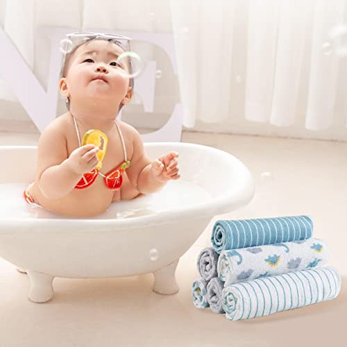 Image of Softan Baby Washcloths, 24Pack Baby Wash Cloths Extra Soft & Ultra Absorbent, Baby Towels and Washcloths Face Towel Unisex for Boys Girls Face & Body, Washclothes Gentle on Sensitive Skin, 9''x 9''