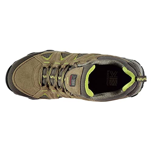 Karrimor Womens Mount Low Ladies Walking Shoes Waterproof Lace Up Hiking Taupe/Green 6 (39) #TOP2