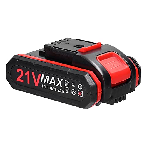 Hlily Bateria de fácil instalação de substituição de grande capacidade para furadeira elétrica motos