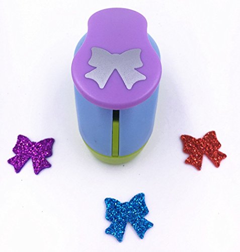 Tech-P® Creative Life(2Cm-2.5Cm) Multi-Pattern Hand Press Album Cards Paper Craft Punch,Card Scrapbooking Engraving Kid Cut Diy Handmade Hole Puncher. (Bow) #TOP2