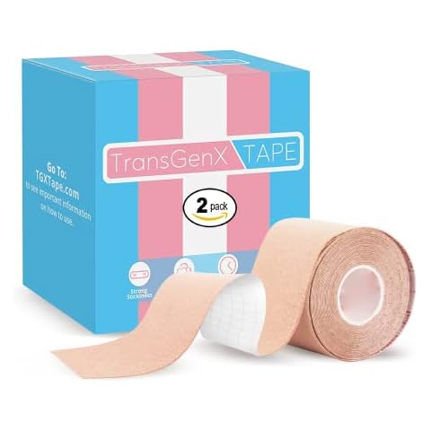 Universal Body Labs TransGenX Tape - Best Trans FTM Binder for Chest Binding (2 Pack) Cover