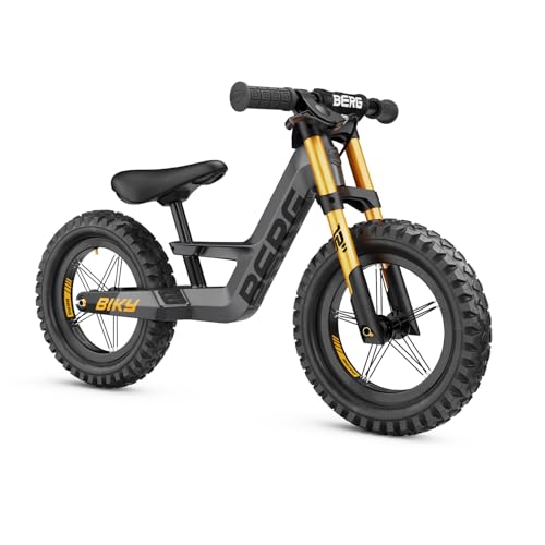 Berg Biky Cross Bicicleta Infantil, Unisex Youth, Gris, 12 Pulgadas