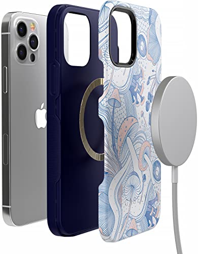 Casely Iphone 12/12 Pro Floral Case | Compatible With Magsafe | The Fun Guy | Enchanted Forest Mushroom Case #TOP7