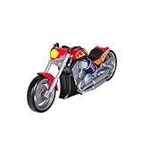 Nikko 20501 Road Rippers Nitro Burnout Chopper, Licht und Sound Effekte auf Knopfdruck, Motorengeräusche und Nitro-Tank, Motorrad inklusive Batterien, Bike für Kinder ab 3 Jahren, ca. 28 cm, Rot