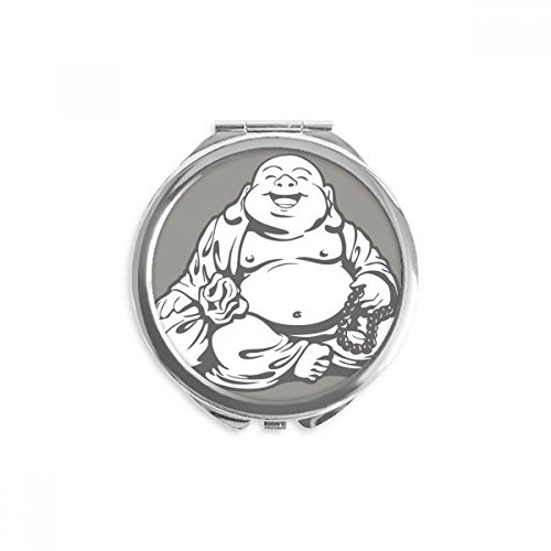 Miroir rond maquillage bouddhisme compact pour ne plus rater vos retouches en déplacement