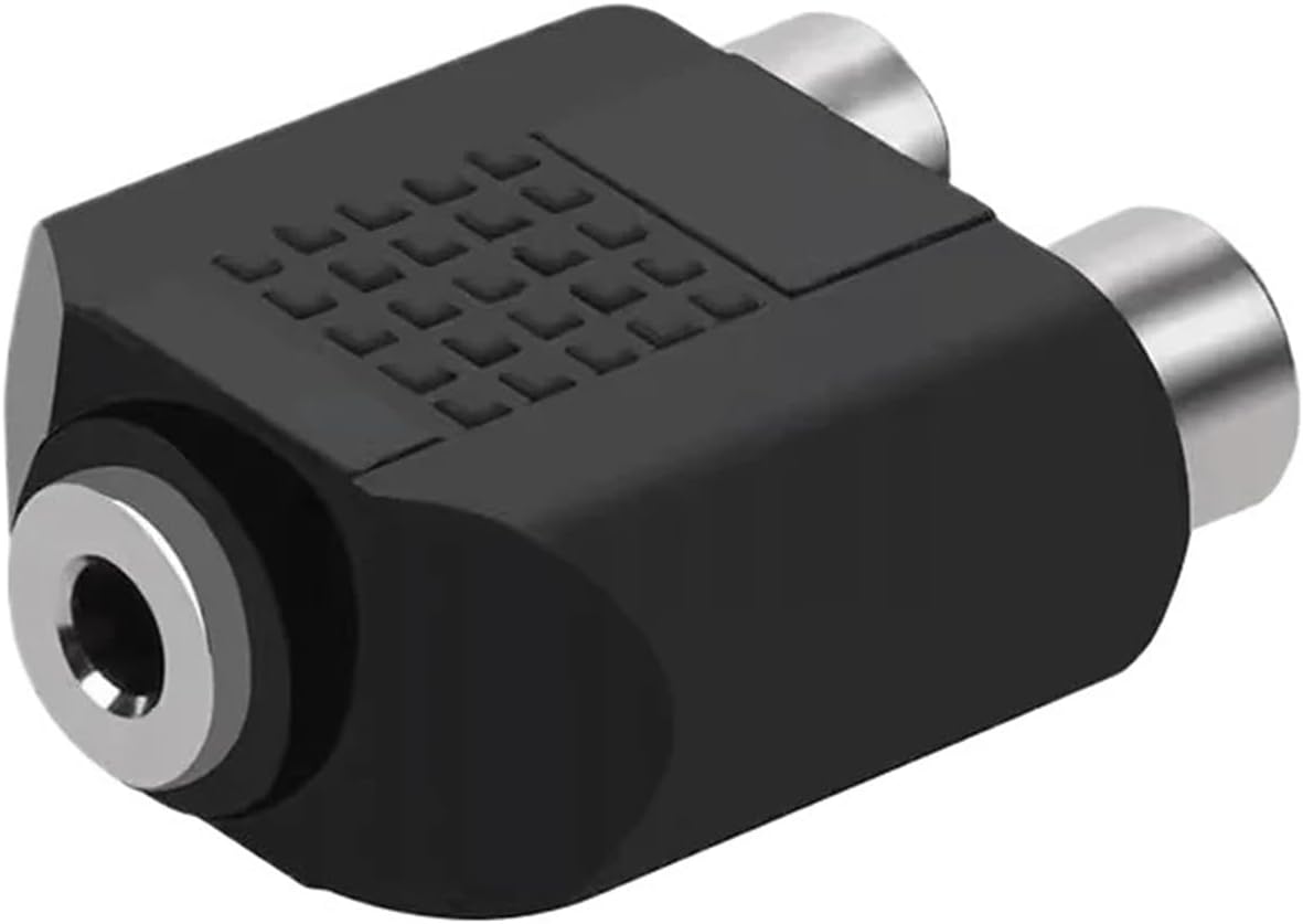 5/20/100PCS 3.5mm Jack to 2 Female to Female Audio Stereo Connector Adapter(100PCS)