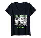 Photo Gallery donna viva cristo rey cristeros maglietta con collo a v Photo Gallery donna viva cristo rey cristeros maglietta con collo a v