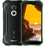 DOOGEE S51 Outdoor Smartphone ohne Vertrag Android 12 Outdoor Handy 4GB+64GB (512GB SD) 5180 mAh, 4G Wasserdicht Robust Smartphone mit Helio G25 Octa Core 6,0 Zoll FHD+, IP68 IP69K/NFC [2023] Grün