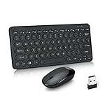 Mouse silenzioso ad alto livello di DPI: il mouse fisso per laptop wireless a 1600 DPI è veloce e preciso e può funzionare su qualsiasi superficie. Inoltre, questo mouse per laptop è estremamente silenzioso, offrendo un'esperienza soft click senza disturbare gli altri. La forma sagomata si adatta comodamente alla mano e consente di utilizzarlo per lunghi periodi senza affaticarsi.