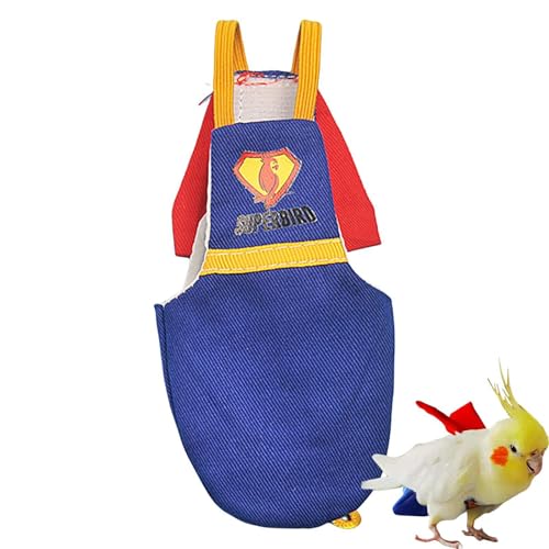 Missmisq Superbird Blaue Vogelwindel mit Umhang