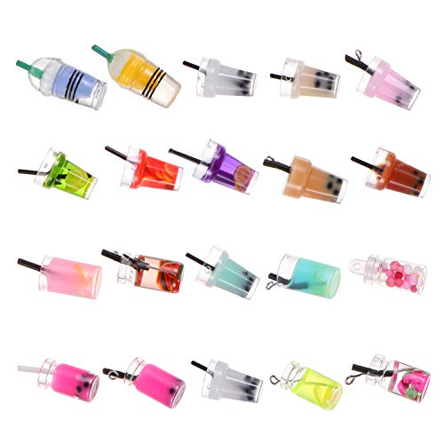 EXCEART 20 Pezzi Charms tè al Latte Ciondolo