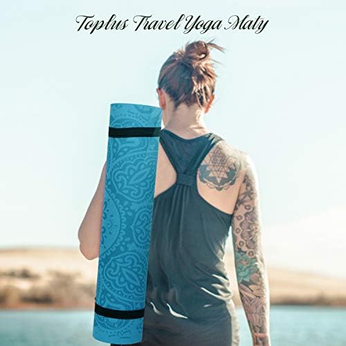 TOPLUS Yoga Mat, Classic Pro Fitness Mat TPE Eco Friendly Non Slip Exercise Mat with Carrying Strap-Workout Mat for Yoga, Pilates and Gymnastics 183 x 61 x 0.6CM